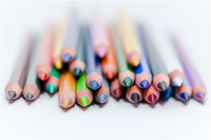 Picture Of Colored Pencils For Art