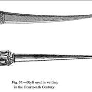Picture Of Fourteenth Century Writing Implements
