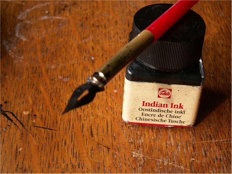 Picture Of Ink And Pen