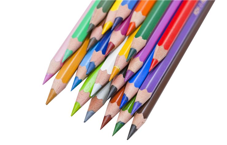 Picture Of Pencils On White Background